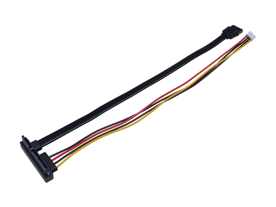 4-Pin Power & SATA Data to SATA 22Pin(7+15Pin) Cable for ODYSSEY - X86J4105 – 26AWG/ 200mm line length