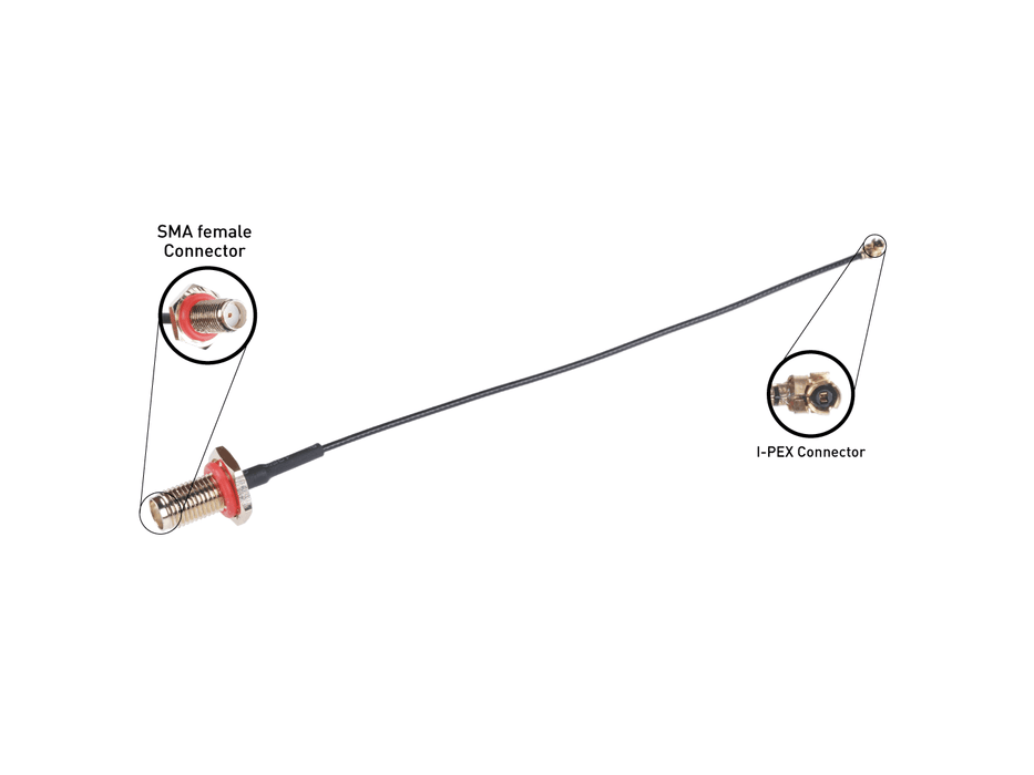 SMA to I-PEX Antenna Cable - 120mm