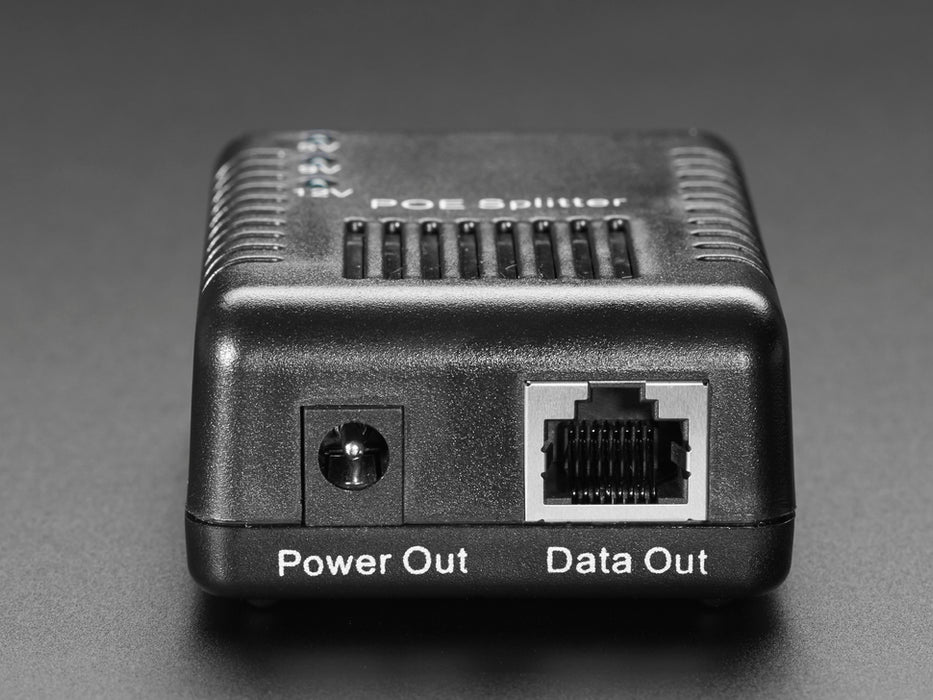 802.3af PoE Output Data & Power Splitter - 5/9/12V