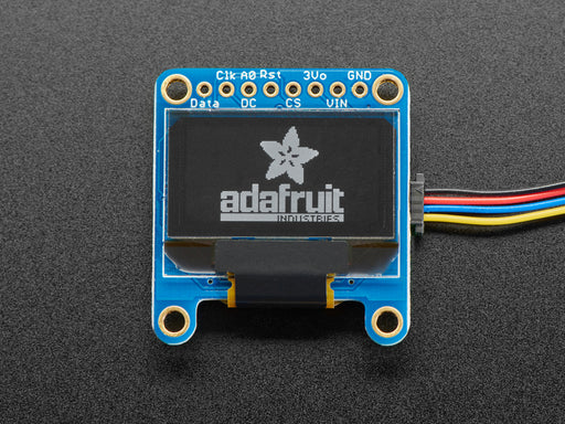 Monochrome 0.96" OLED module with Adafruit logo