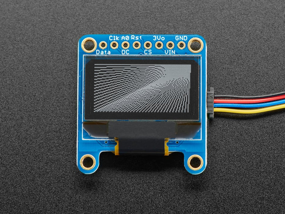 Monochrome 0.96" OLED module with Adafruit logo