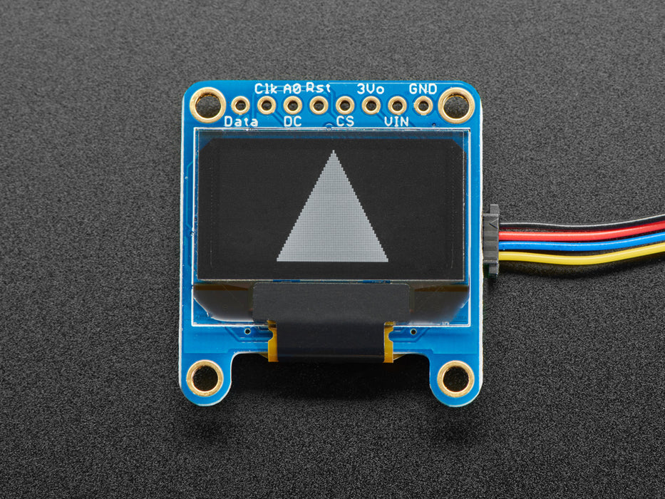 Monochrome 0.96" OLED module with Adafruit logo