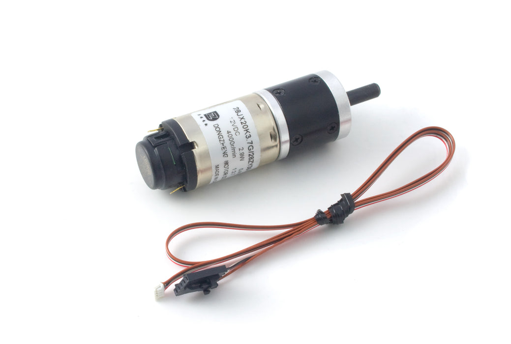 12V/0.2Kg-cm/1080RPM 3.7:1 DC Gear Motor w/ Encoder