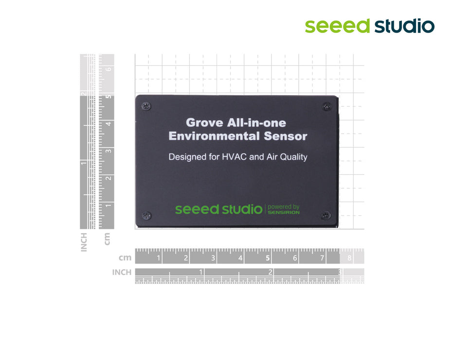 Grove - SEN54 All-in-one environmental sensor - VOC, RH, Temp, PM1.0/2.5/4/10 with proprietary algorithms, HVAC, Air Purifier