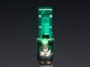 Illuminated Toggle Switch with green Cover, LED lit