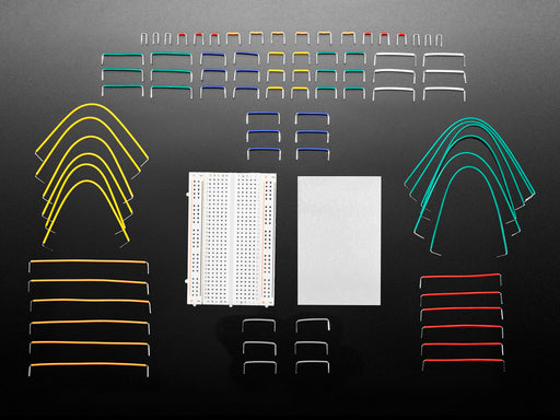 Half Size Breadboard and 78 Piece Jumper Wire in various lengths