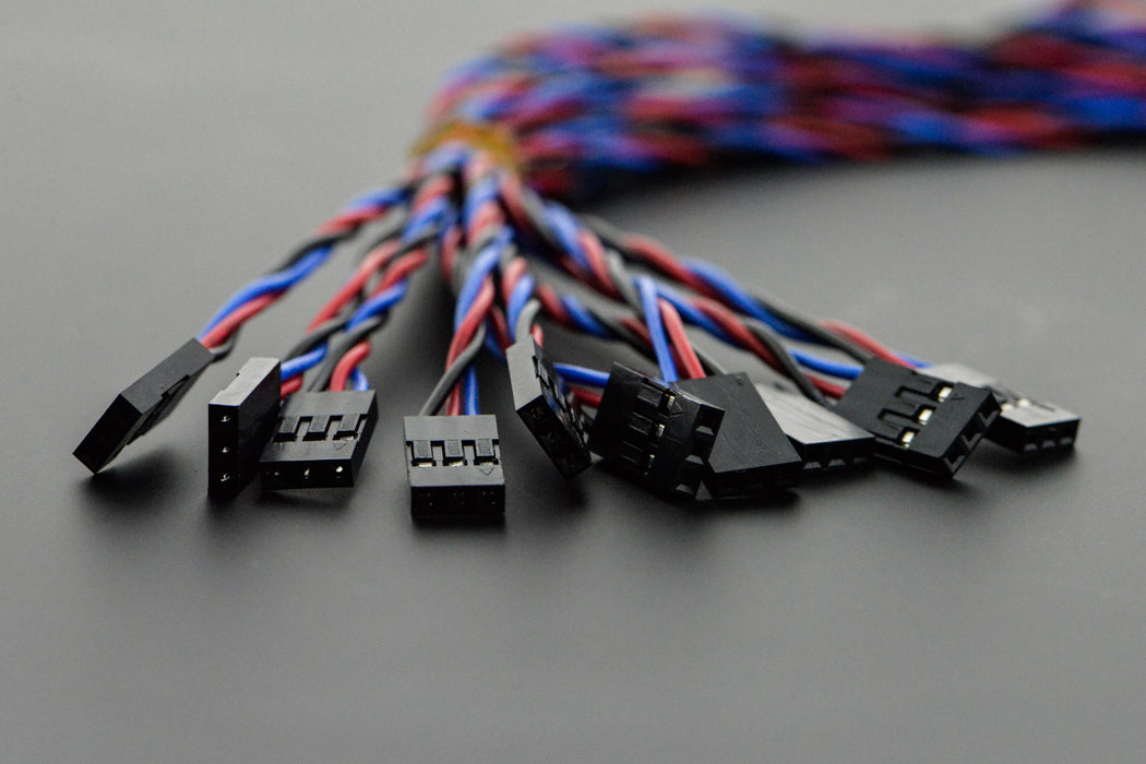 Gravity: Analog Sensor Cable for Arduino - 30cm (10 Pack)