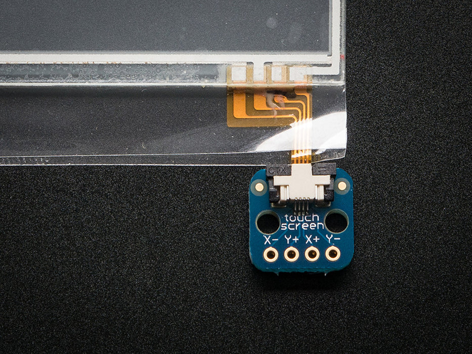 Angle shot of Touch screen breakout board (0.5mm FPC)