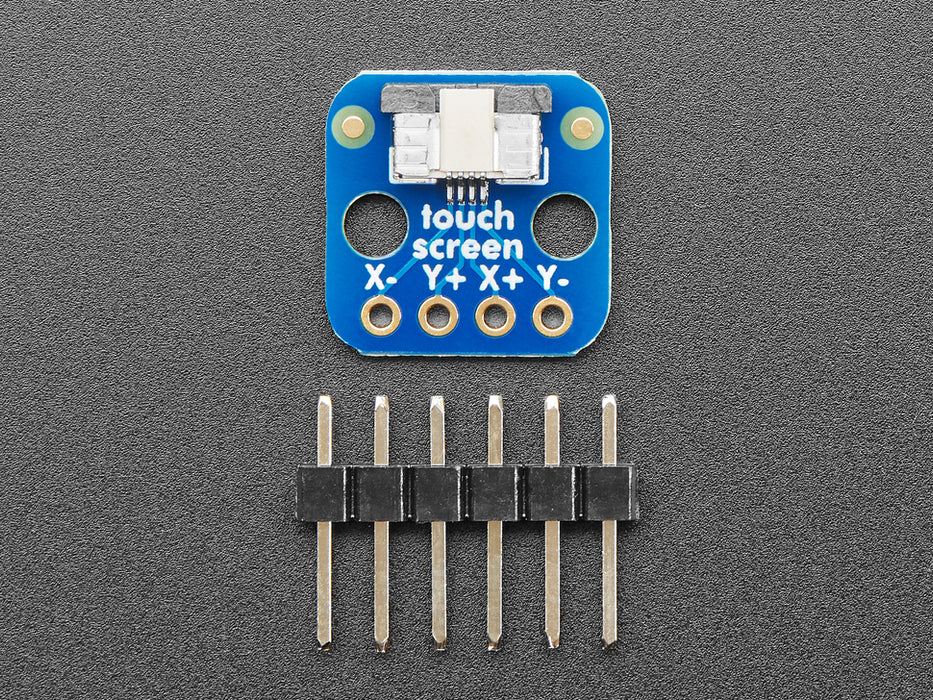 Angle shot of Touch screen breakout board (0.5mm FPC)