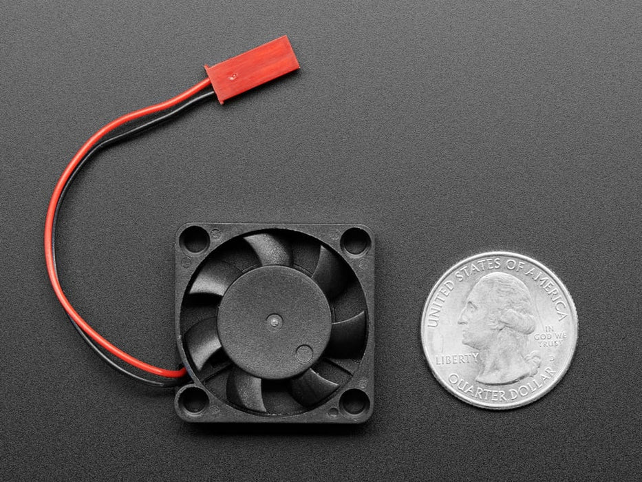 Miniature 5V Cooling Fan for Raspberry Pi and Other Computers