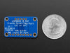 Angled shot of a Adafruit 9-DOF Accel/Mag/Gyro+Temp Breakout Board - LSM9DS1.