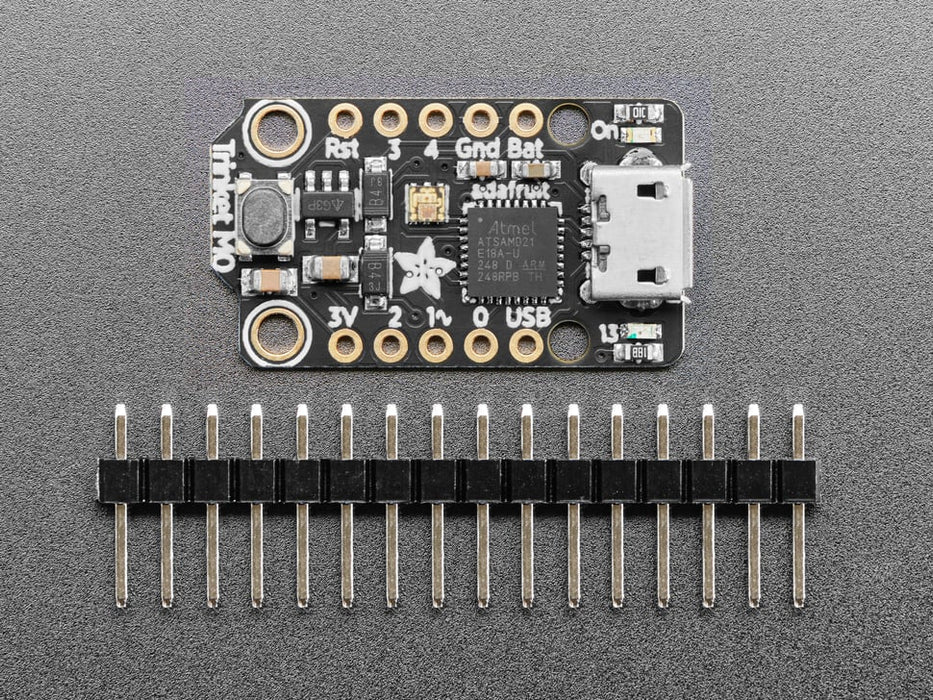 Trinket M0 dev board with SAMD21 chipset.