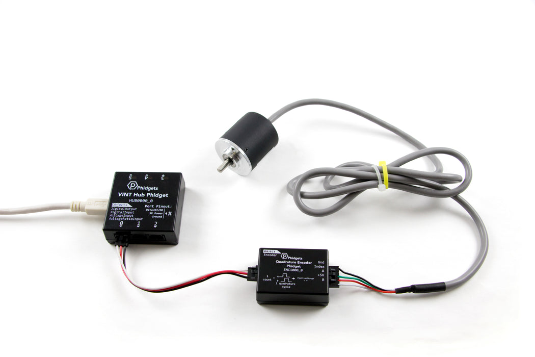 Rotary Encoder with 4mm Shaft (360 CPR)