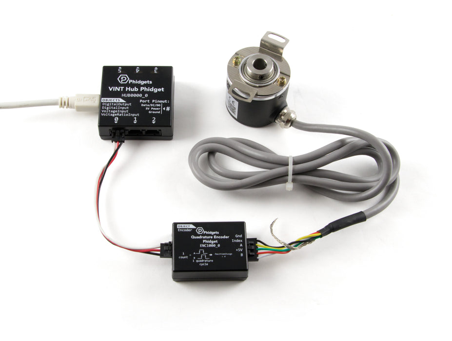 Rotary Encoder with 8mm Bore (500 CPR)