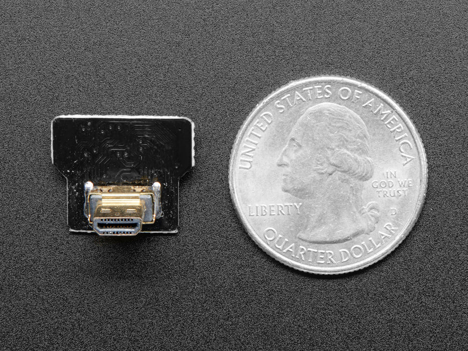 Right Angle (R Bend) Micro HDMI Plug