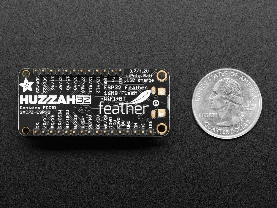 Adafruit HUZZAH32 – ESP32 Feather Board (pre-soldered)