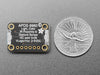 Angled shot of a Adafruit APDS9960 Proximity, Light, RGB, and Gesture Sensor.