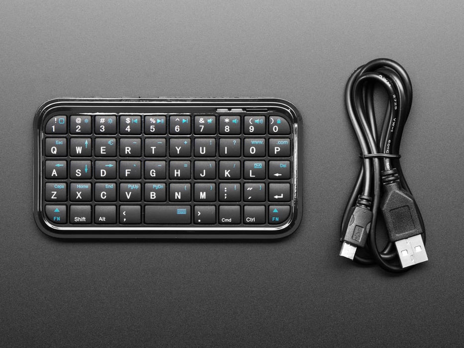 Mini Bluetooth Keyboard – Black colored