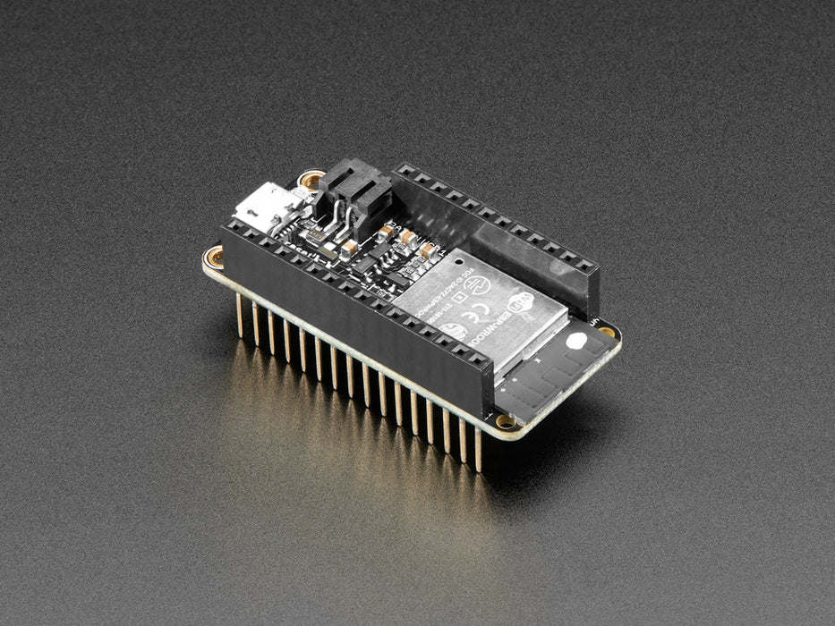 Assembled Adafruit HUZZAH32 – ESP32 Feather Board - with Stacking Headers