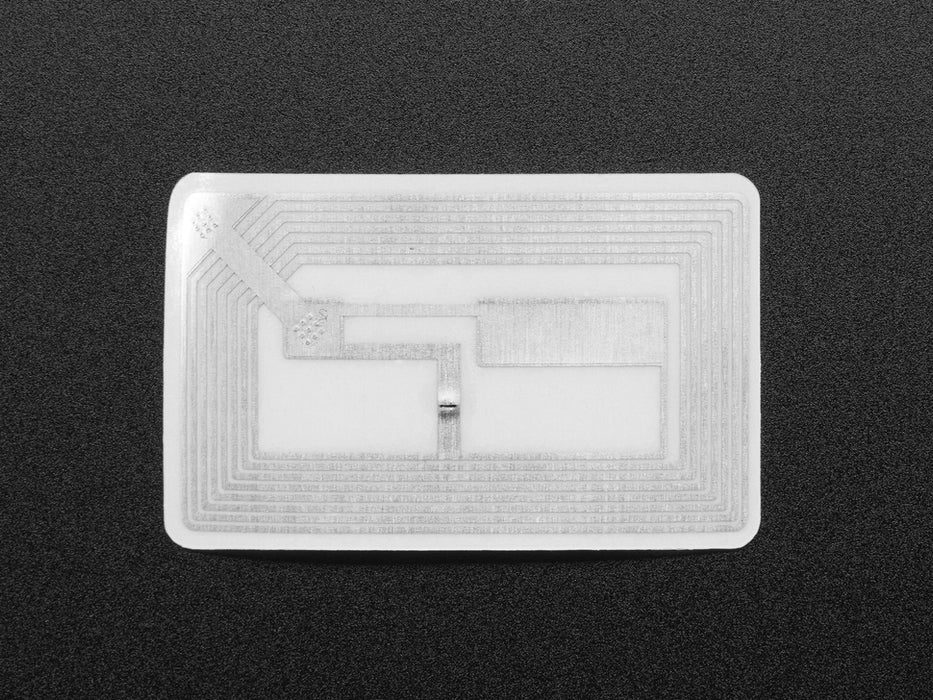 RFID sticker with coil imprinted