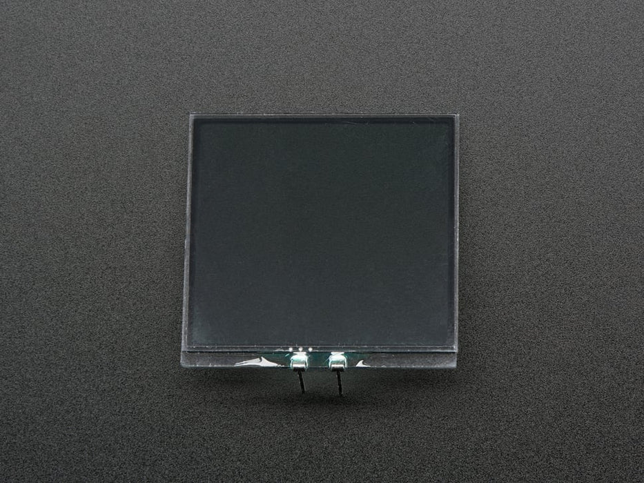 Large Liquid Crystal Light Valve - Controllable Shutter Glass turning on and off, showing and hiding a paper smiley