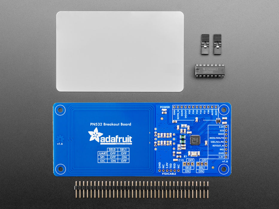 Angle Shot of NFC/RFID controller breakout board