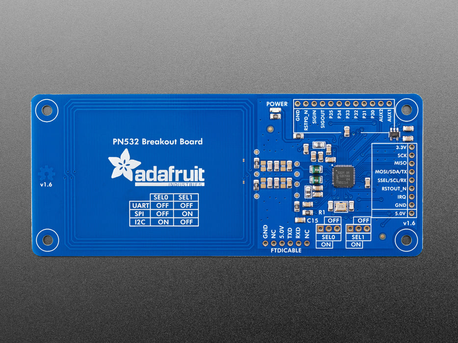 Angle Shot of NFC/RFID controller breakout board