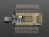 A feather and INA219 featherwing measure the dynamic voltage and current of an animating LED strip and display it on an OLED.