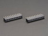 Pack of two, 2mm 10 pin Socket Headers