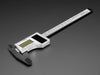 Solar Digital Calipers with black jaws