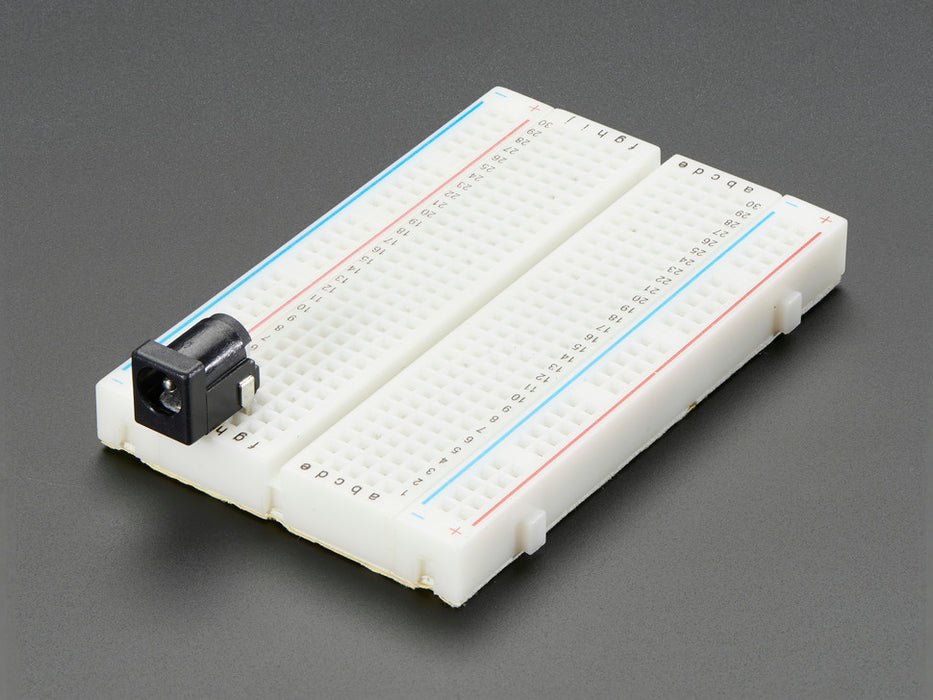 Breadboard-friendly 2.1mm DC barrel jack