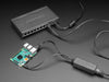 802.3af PoE Output Data and Power Splitter to Ethernet plus Micro USB