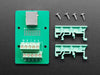 DIN Rail mountable RJ-45 To Terminal Block Adapter - Right Angle Jack.