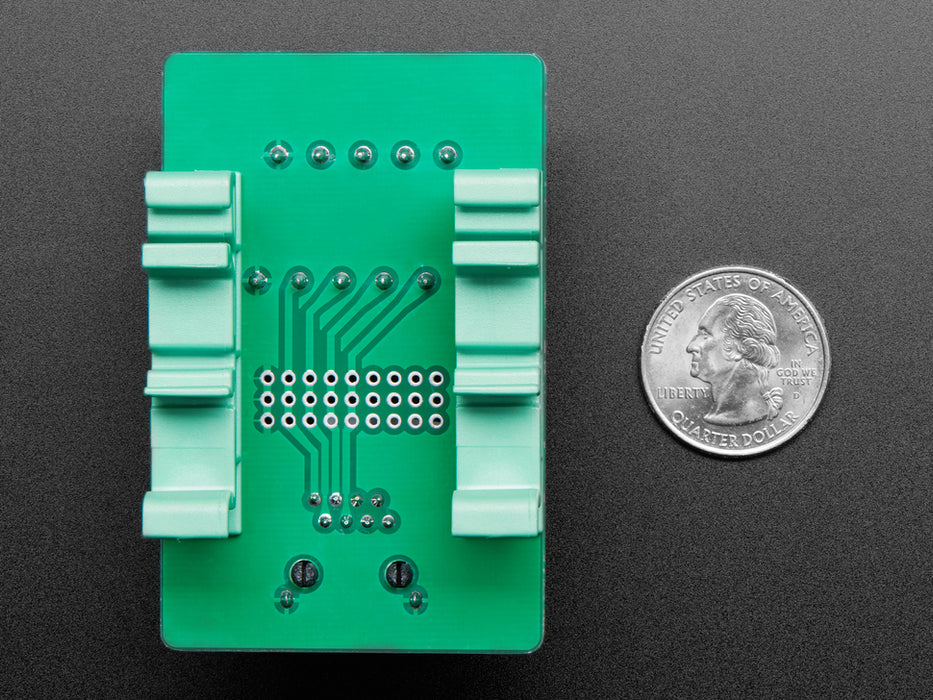 DIN Rail mountable RJ-45 To Terminal Block Adapter - Right Angle Jack.