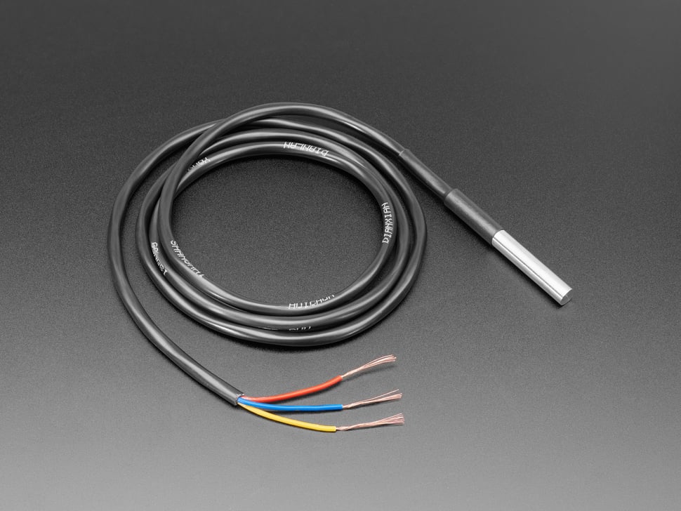 Temperature Sensor In Robotics Waterproof 1-Wire DS18B20 Digital temperature sensor β Robot Italy
