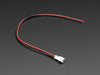 Top view shot of JST PH 2-Pin Cable - Male Header - 200mm.