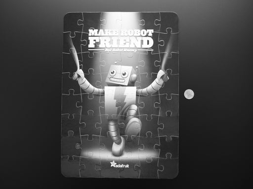 "Make Robot Friend" Jigsaw Puzzle