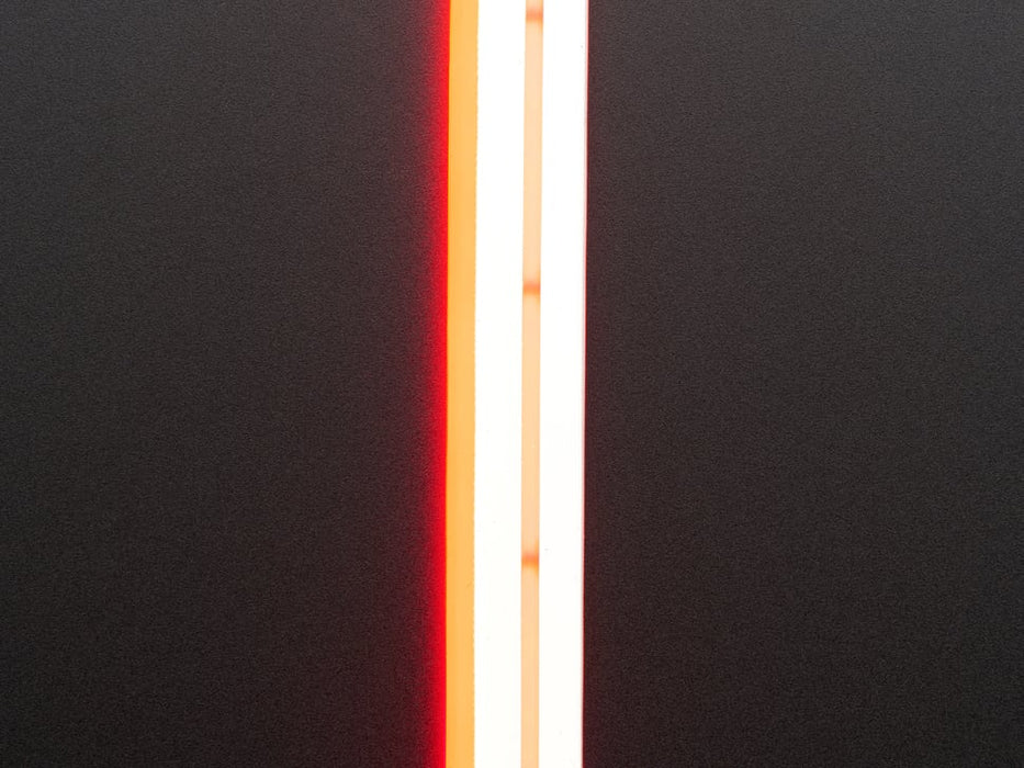 Coil of neon-looking red light