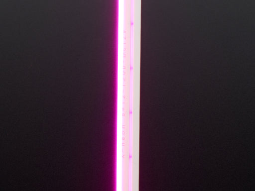 Coil of neon-looking pink light