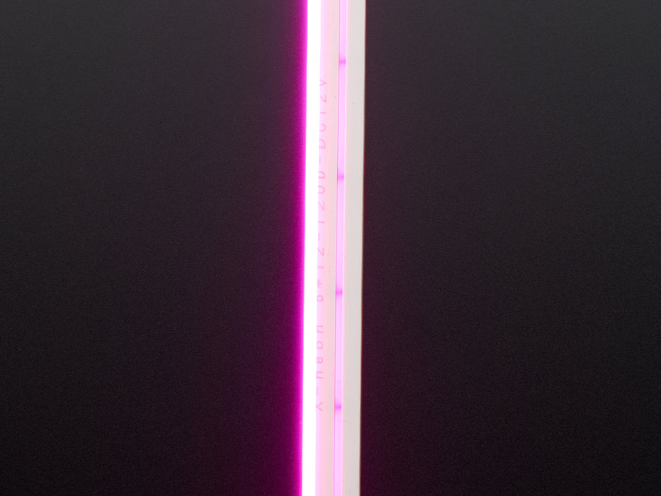 Coil of neon-looking pink light