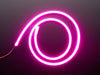 Coil of neon-looking pink light