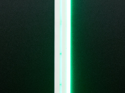 Coil of neon-looking green light