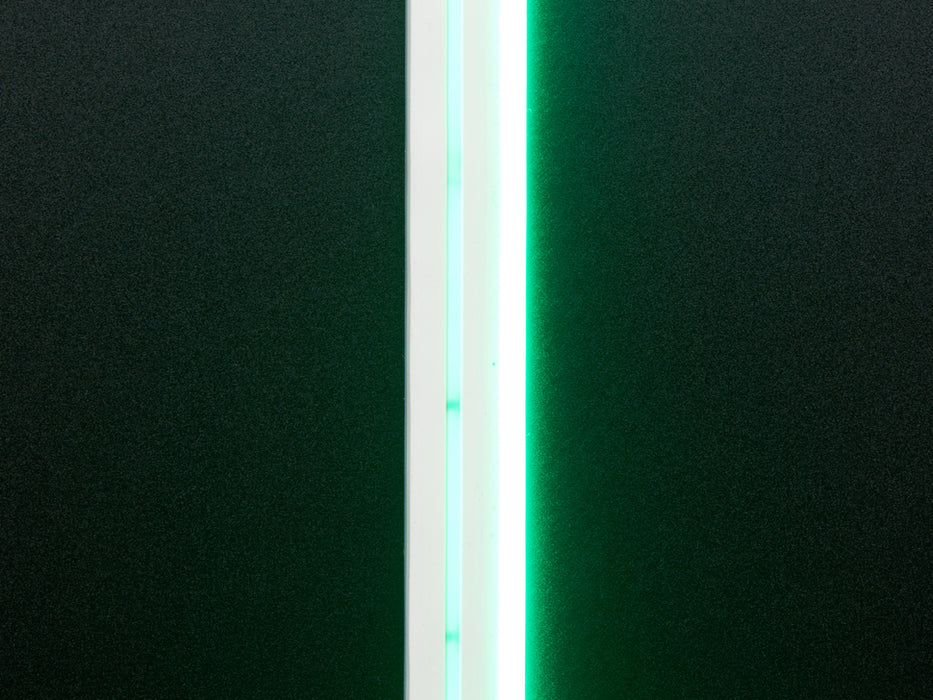 Coil of neon-looking green light