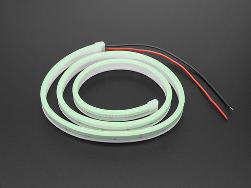 Coil of neon-looking green light