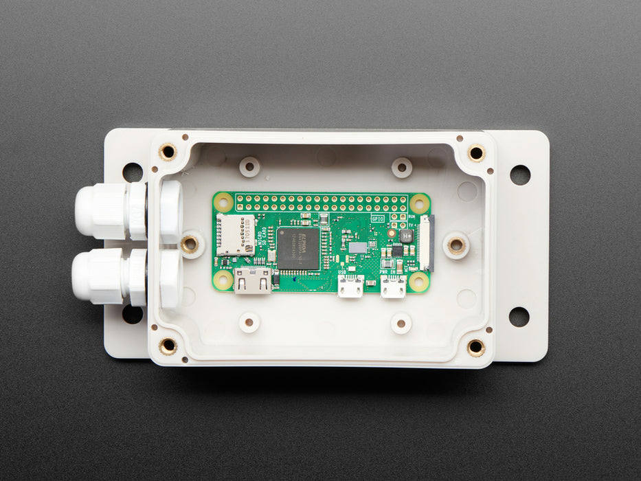 Flanged Weatherproof Enclosure With PG-7 Cable Glands