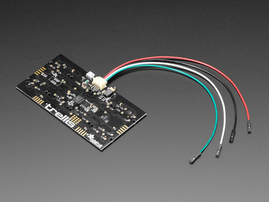 Angled shot of STEMMA JST PH 4-Pin to Female Header Cable - 200mm.