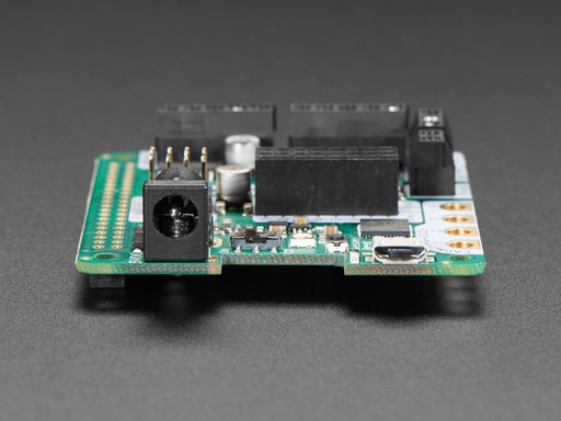 Adafruit CRICKIT HAT for Raspberry Pi connected to Add-ons. 