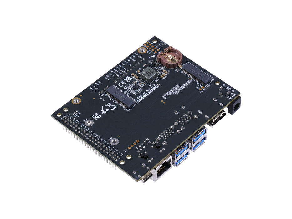 reComputer J401 Carrier Board - Jetson Orin NX/Orin Nano supported, 4x USB, 1x GbE, M.2 Key M, M.2 Key E, 2 x CSI, HDMI 2.1