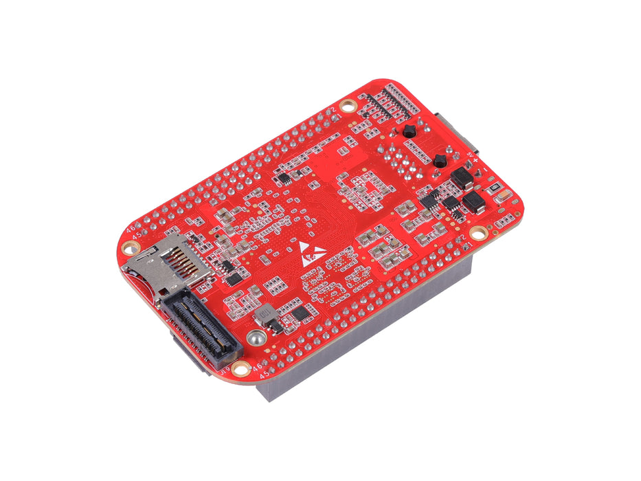 BeagleV - Fire - RISC-V, FPGA fabric, 2GB 16GB, 1x Gigabit Ethernet, 1x M.2 Key E, 1x CSI, 1x microSD card slot, 2* 46 pins BeagleBone Header, 12x user LEDs