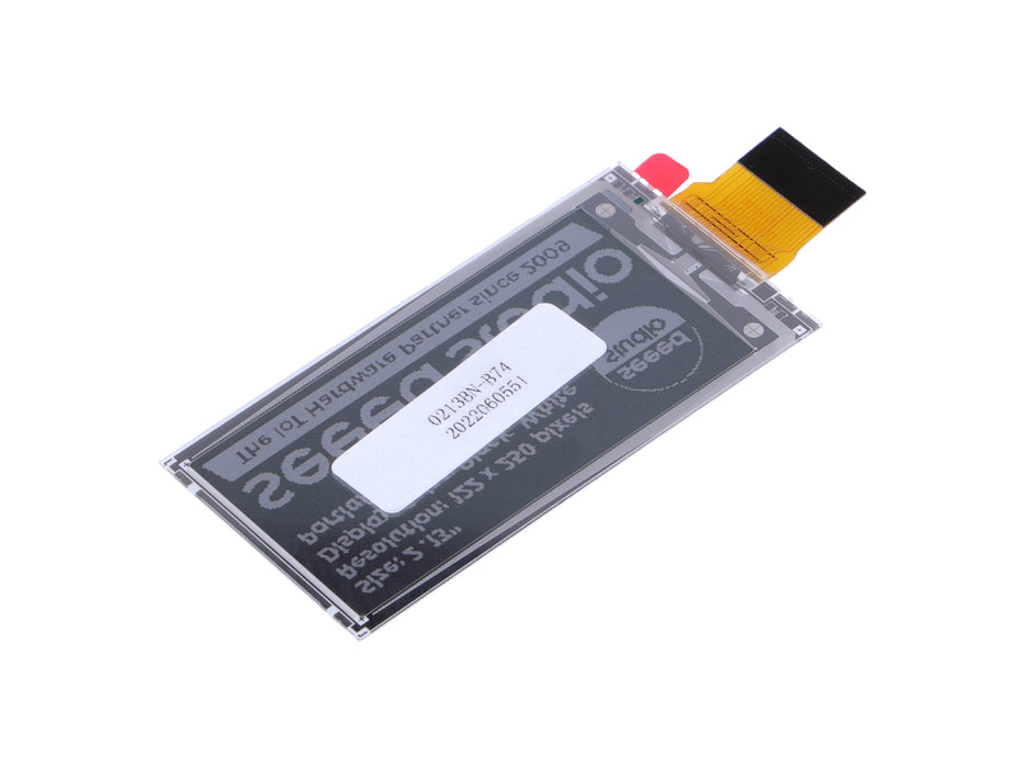 2.13" Monochrome eInk / ePaper Display with 122x250 Pixels, SPI interface, Support XIAO/Arduino/STM32